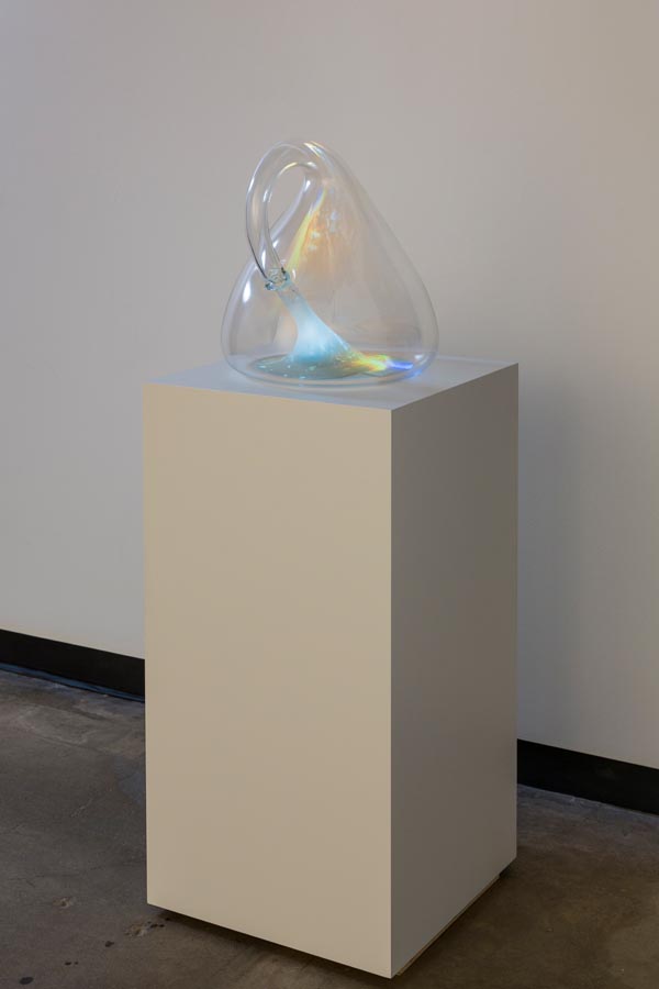 Klein Bottle with the Image of Its Own Making (after Robert Morris)