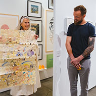 Stefan Frei from the Seattle Sounders FC, Seattle Art Fair 2019