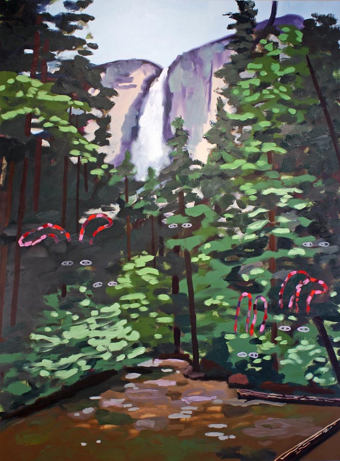 Yosemite Falls and Forest Ghosts